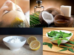 Coconut Oil & Lemon massage for dandruff free hair -