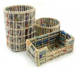 Make a Recycling Centre from Old Basket