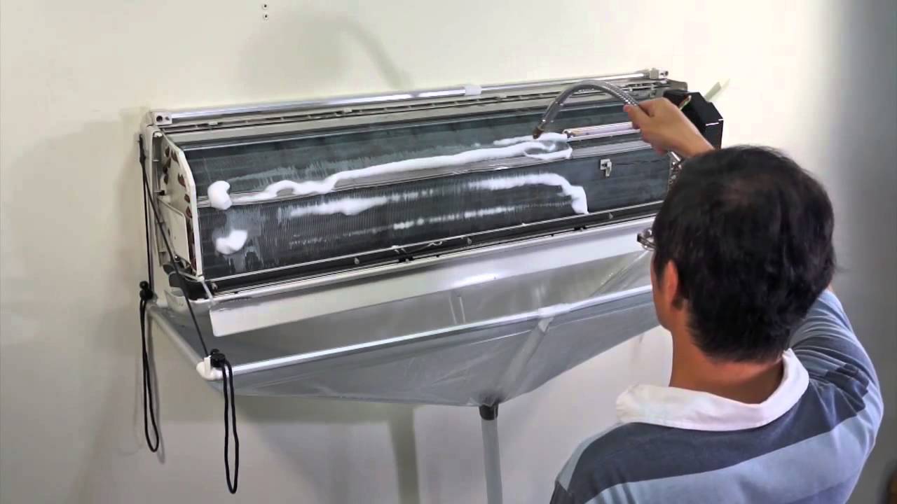 Mini split discount ac cleaning