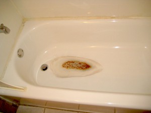 Bathtub faucet is leakage or damage